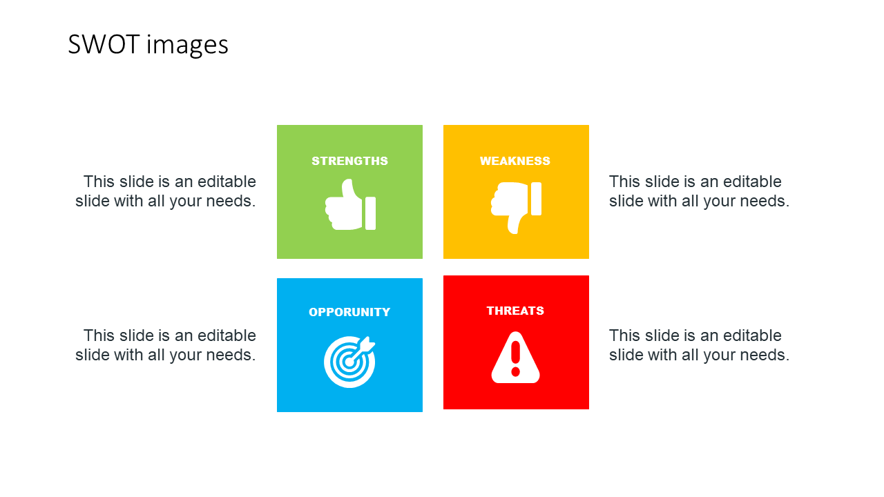 Effective SWOT Images PowerPoint Presentation Template